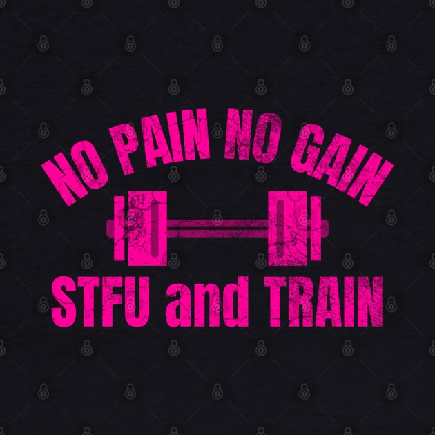 No Pain No Gain by IndiPrintables